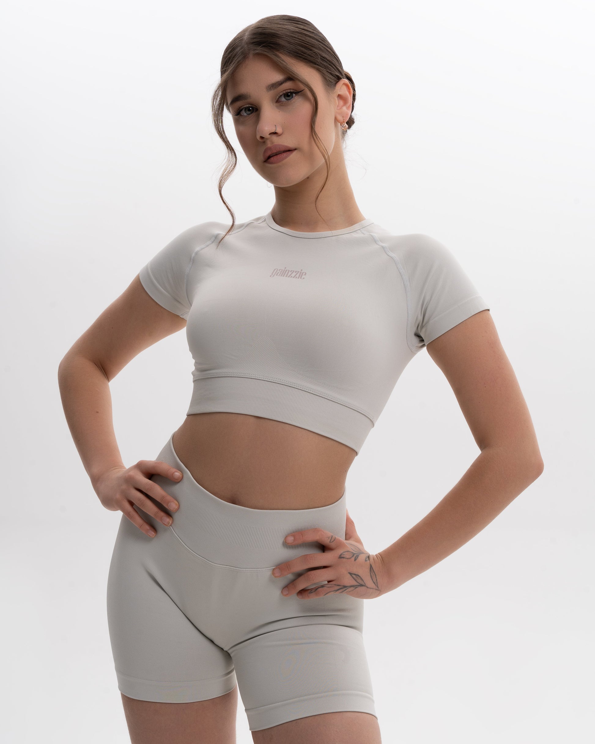 Blanche - Cropped Sports T-shirt