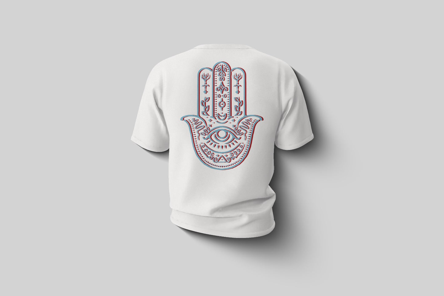 Hamsa - White Oversize Tee (Limited)