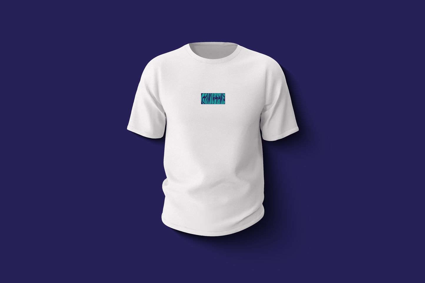 Funky Blue-Purple Oversize Tee