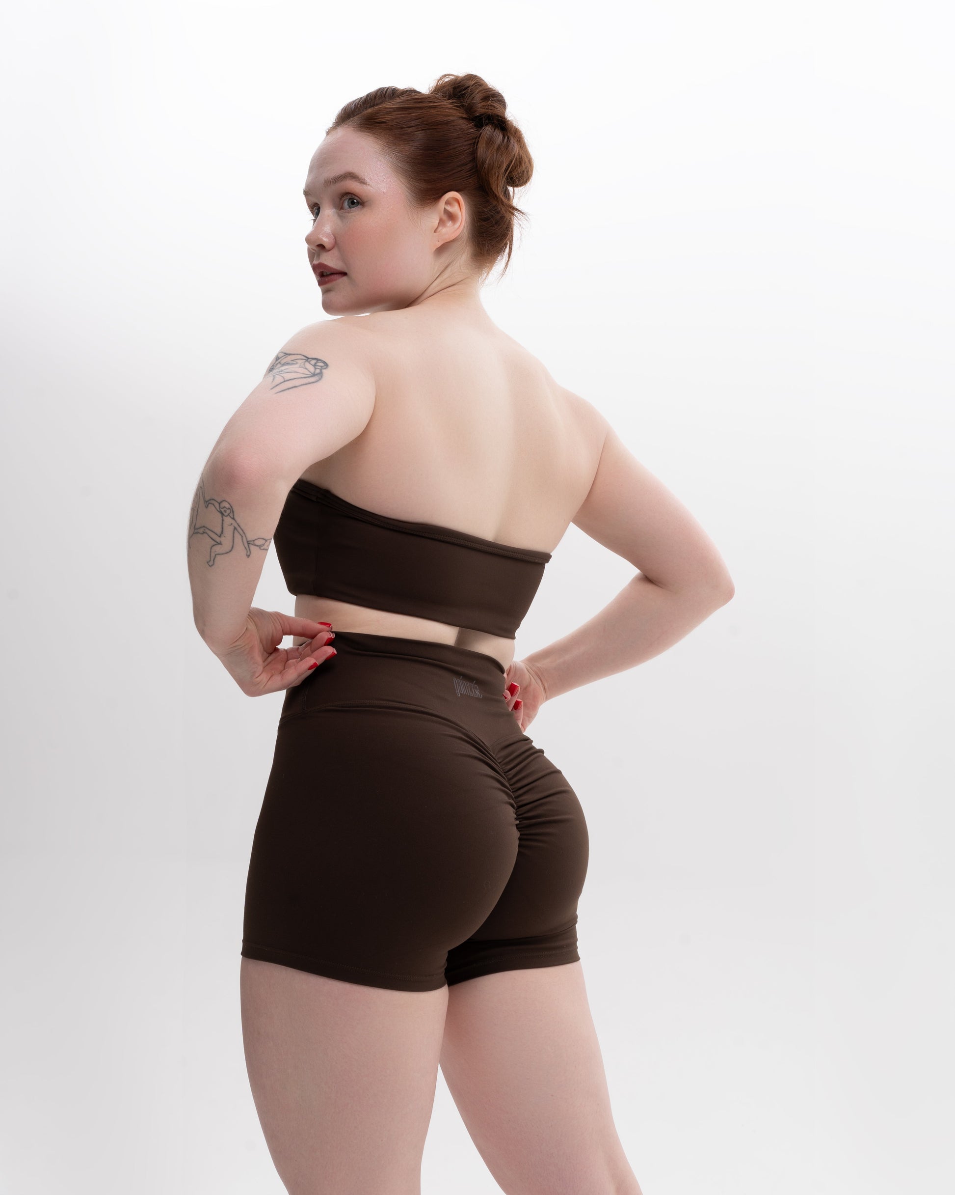 Sienna - High-rise Scrunch Shaping Shorts